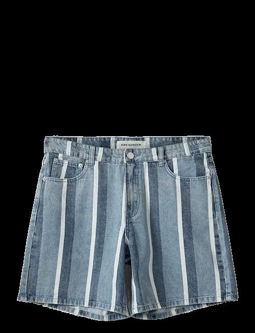 Sofie Schnoor | Ozilasw Striped Denim Shorts | 42