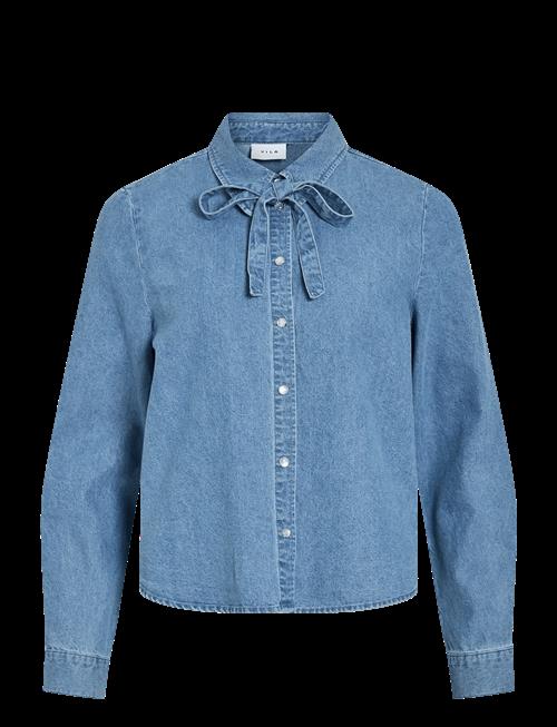Vila | Viconga L/S Bow Denim Shirt | 44