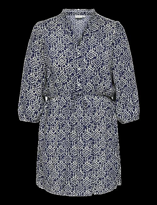 ONLY Carmakoma | Carastina 3/4 V-Neck Abk Dress Wvn Zl | 52