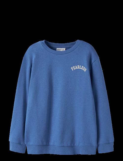 name it | Nkmblain Ls Nreg Sweat Bru | 122-128