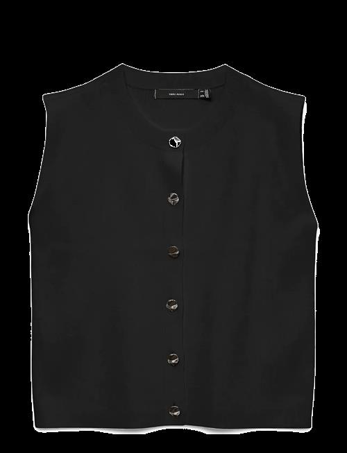 Vero Moda | Vmgold Sl O-Neck Button Vest Boo | S
