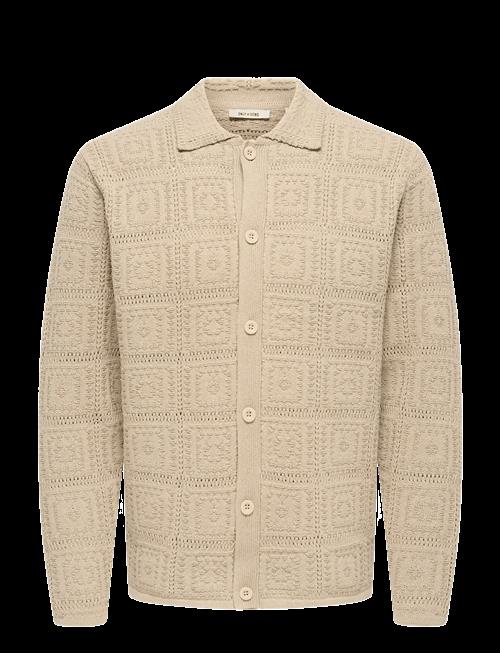 ONLY & SONS | Onsbart Life Rlx 5 Ls Shirt Knit | L