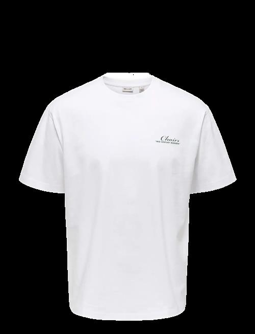 ONLY & SONS | Onsfred Life Mid Century Rlx Ss Tee | XS