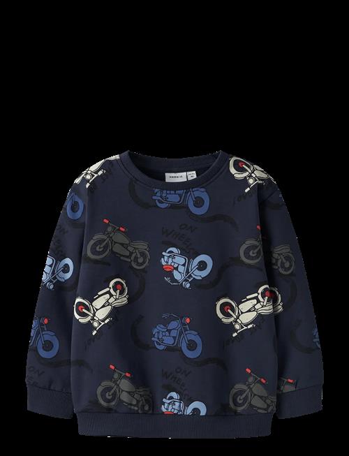 name it | Nmmbrett Ls Nreg Sweat Unb Box | 98