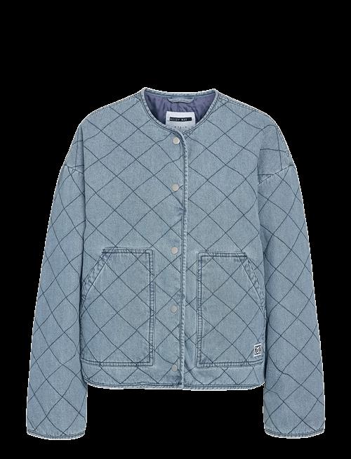 NOISY MAY | Nmcleo Quilted Denim Jacket | M