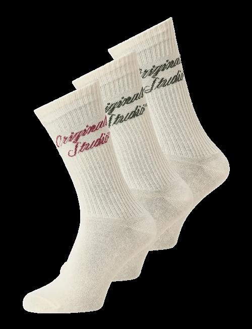Jack & Jones | Jacnorrebro Tennis Socks 3 Pack Jnr | 33-37
