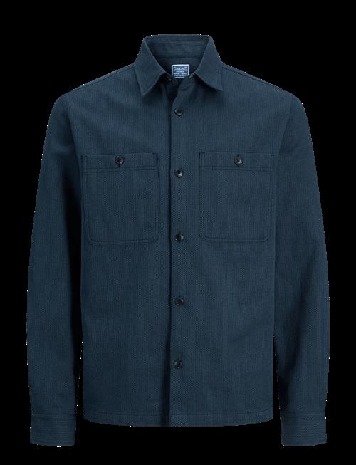 Jack & Jones | Jprblurayle Linen Bl. Solid Ls Shirt Sn | L