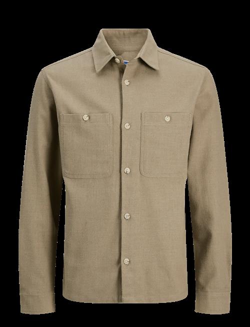 Jack & Jones | Jprblurayle Linen Bl. Solid Ls Shirt Sn | M