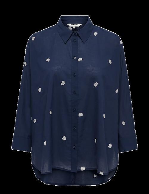 ONLY Carmakoma | Carnew Lina Grace Ls Emb Shirt Wvn Noos | 50