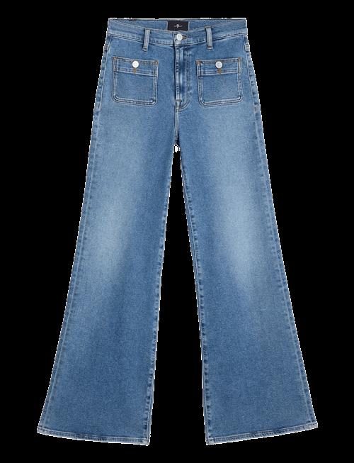 7 For All Mankind | Modern Dojo Tailorless Oceanstone With Patch Pockets | 26 x 32