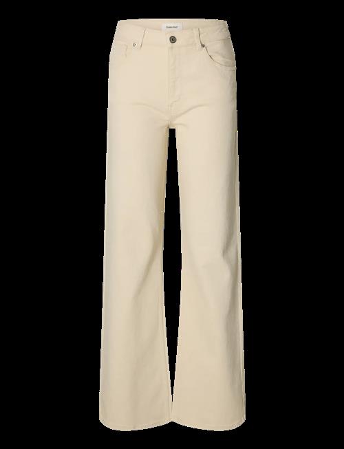 Selected | Slwwide Bea-Kori Ecru 609 Hw Jeans Noos | 32 x 32