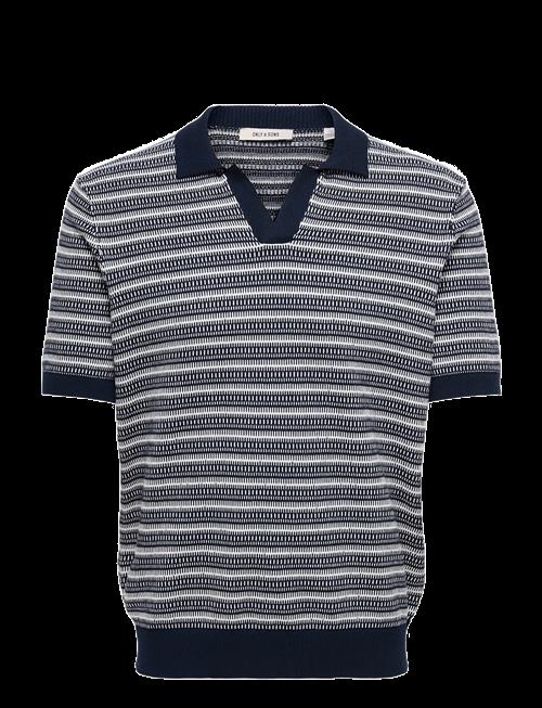 ONLY & SONS | Onstilo Life Reg Ss Split Neck Knit Noos | S