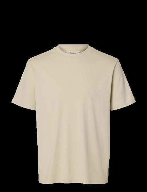 Selected | Slmspencer Rib Ss O-Neck Tee Noos | L