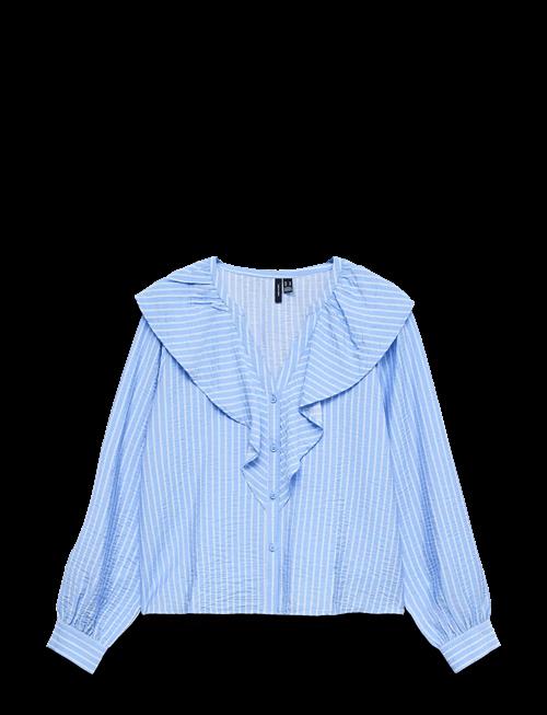 Vero Moda | Vmkaja Ls V-Neck Frill Shirt Wvn | S