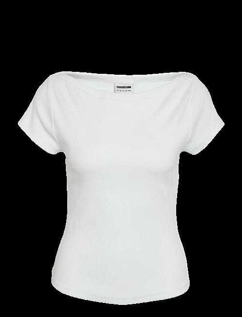 NOISY MAY | Nmmaya S/S Boatneck Top Noos | L