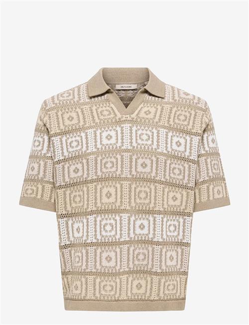 ONLY & SONS | Onsbart Life Rlx 5 Ss Resort Knit | S