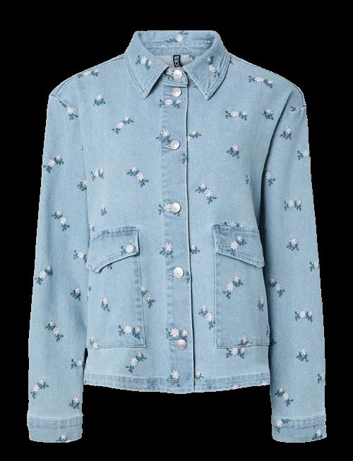 Pieces | Pcflora Ls Denim Emb Shirt Noos | M