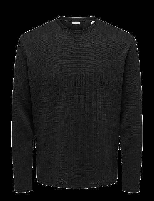 ONLY & SONS | Onstrey Life Reg Ls Strct Frml Tee | S