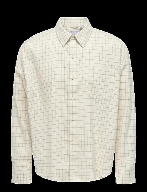 ONLY & SONS | Onsbarney Rlx Check Ls Shirt Cf | S