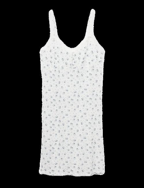 Mango | Floral-Print Lace Nightdress | S