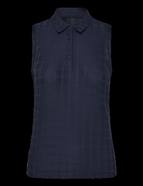 PUMA Golf | W Plaid Knit Sl Polo | XS