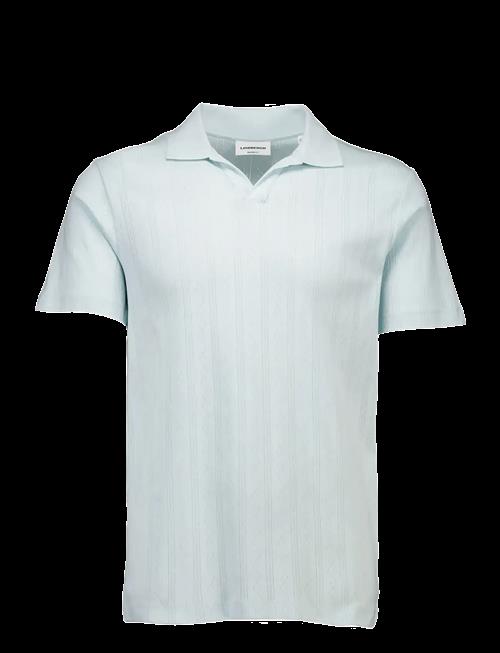 Lindbergh | Jacquard V-Neck Polo S/S | XXXL