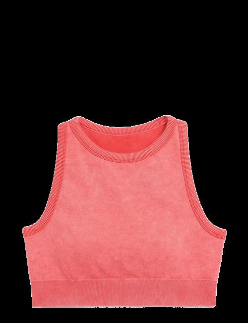 STRONGER | Washed Seamless High Neck Bra | S