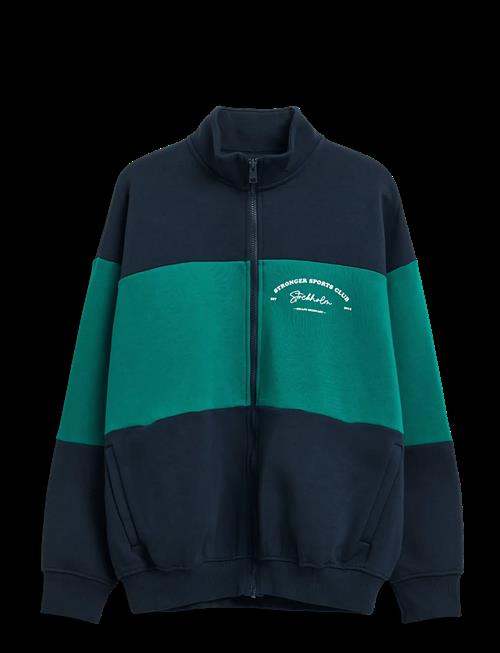 STRONGER | Oversized Full Zip Sweatshirt | L