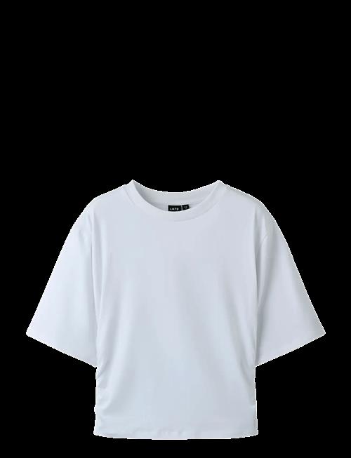 LMTD | Nlfrebecflo Ss Rouched Short Top | 158-164