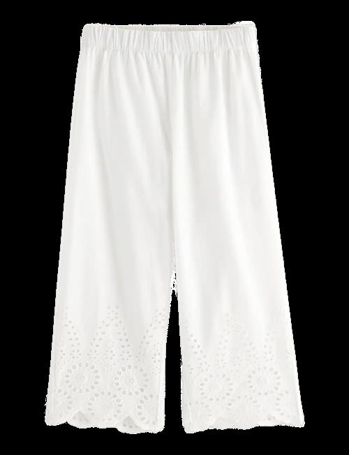 Lindex | Trousers With Broderie Anglaise | 128