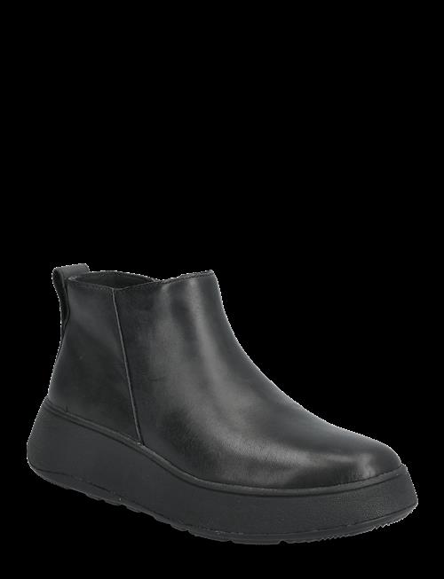 FitFlop | F-Mode Leather Flatform Zip Ankle Boots | 36.5