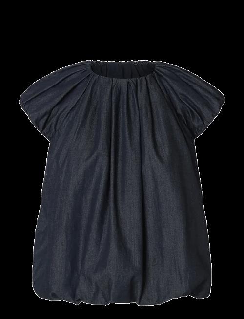 Selected | Slfrillo Cap Sleeve Denim Top | 34