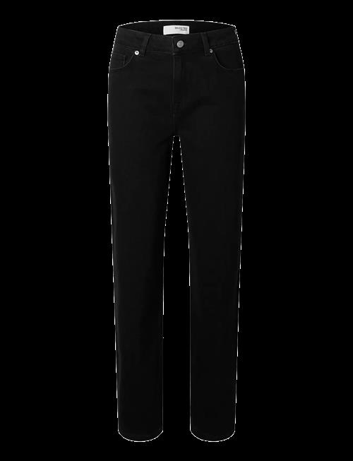 Selected | Slfalice Mw Straight Black Jeans Noos | 30 x 32