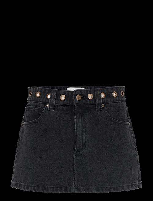 ABRAND | 95 Mid Aline Skirt Brie Eyelet Brie | 27