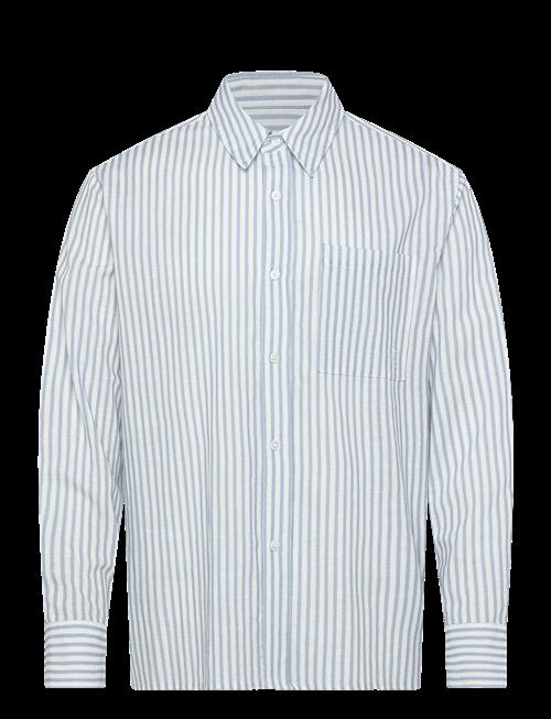 NEUW | Blurred Stripe Ls Shirt Oxford Blue | L