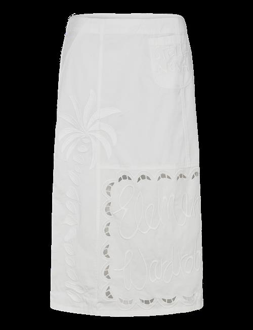 Stella Nova | Elements Embroidered Cotton Skirt | 34