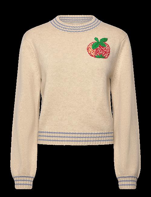 Stella Nova | Wool Sweater With Embroidered Apple | S