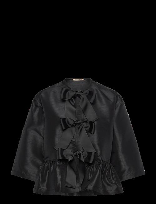 Stella Nova | Crispy Peplum Bow Blouse | 32