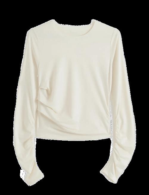 aim´n | Luminous Draped Long Sleeve | S