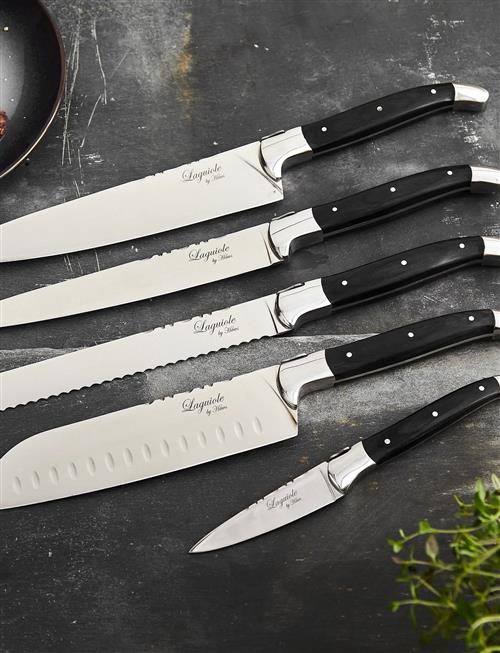 Laguiole By Hâws | Laguiole By Hâws Chef Set 5 Pcs Black Wood | ONE SIZE