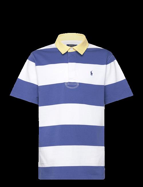 Ralph Lauren Kids | Striped Cotton Short-Sleeve Rugby Shirt | 138-149