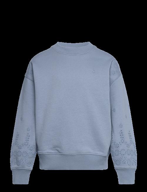 Ralph Lauren Kids | Eyelet French Terry Sweatshirt | 129-130