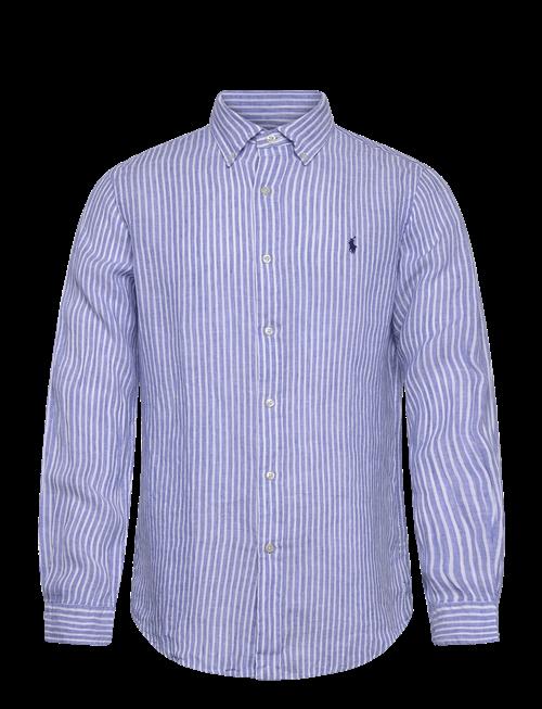 Polo Ralph Lauren | Custom Fit Striped Linen Shirt | XXL