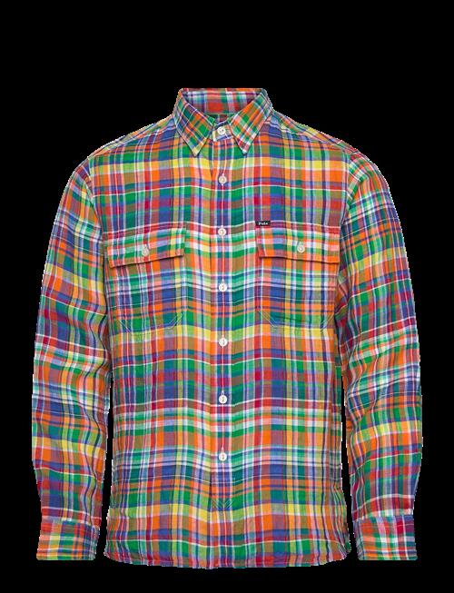 Polo Ralph Lauren | Classic Fit Plaid Linen Workshirt | L