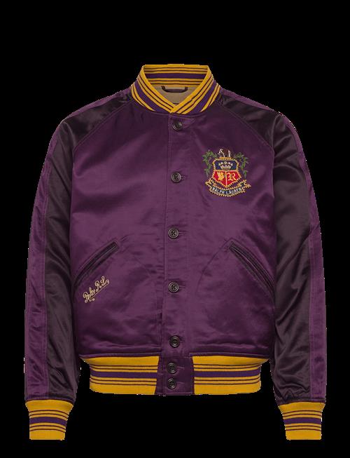 Polo Ralph Lauren | Embroidered Satin Baseball Jacket | S