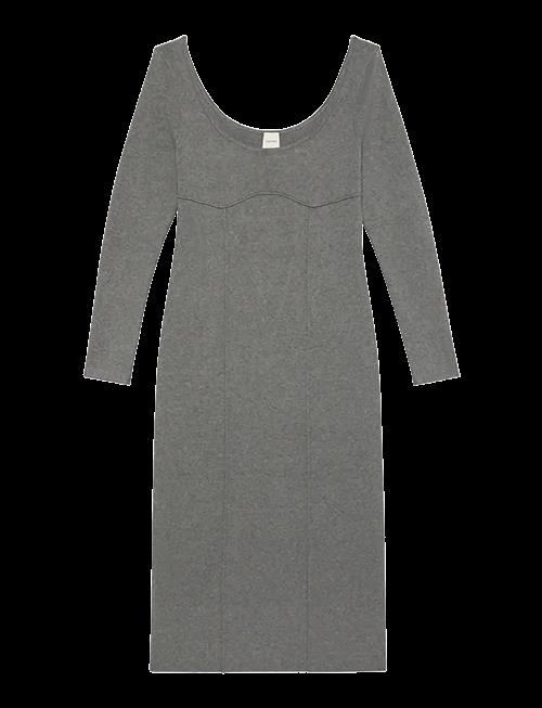 Calvin Klein | Half Milano Ls Midi Dress | L