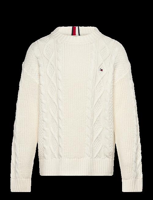 Tommy Hilfiger | Cotton Cable Mix Graphic Sweater | 140