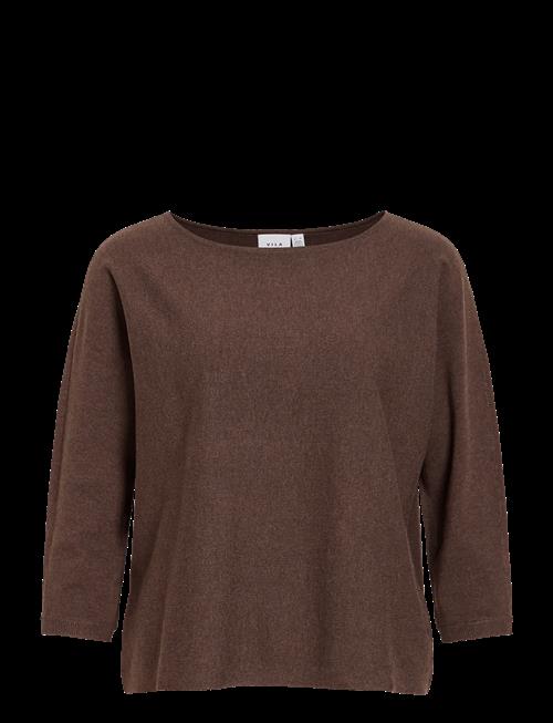 Vila | Vimalu Boatneck 3/4 Sleeve Knit Top-Noos | S