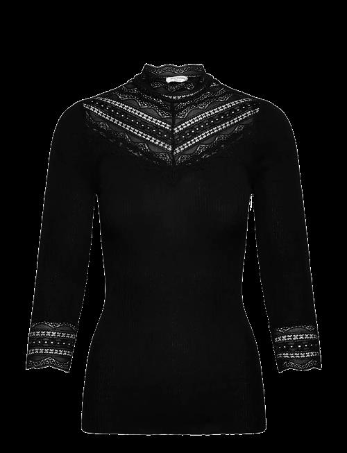 Rosemunde | Rwbenita Silk 3/4 Turtleneck Lace Top | L
