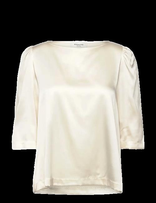 Rosemunde | Rwjade Silk 3/4 S Boatneck Blouse | 34